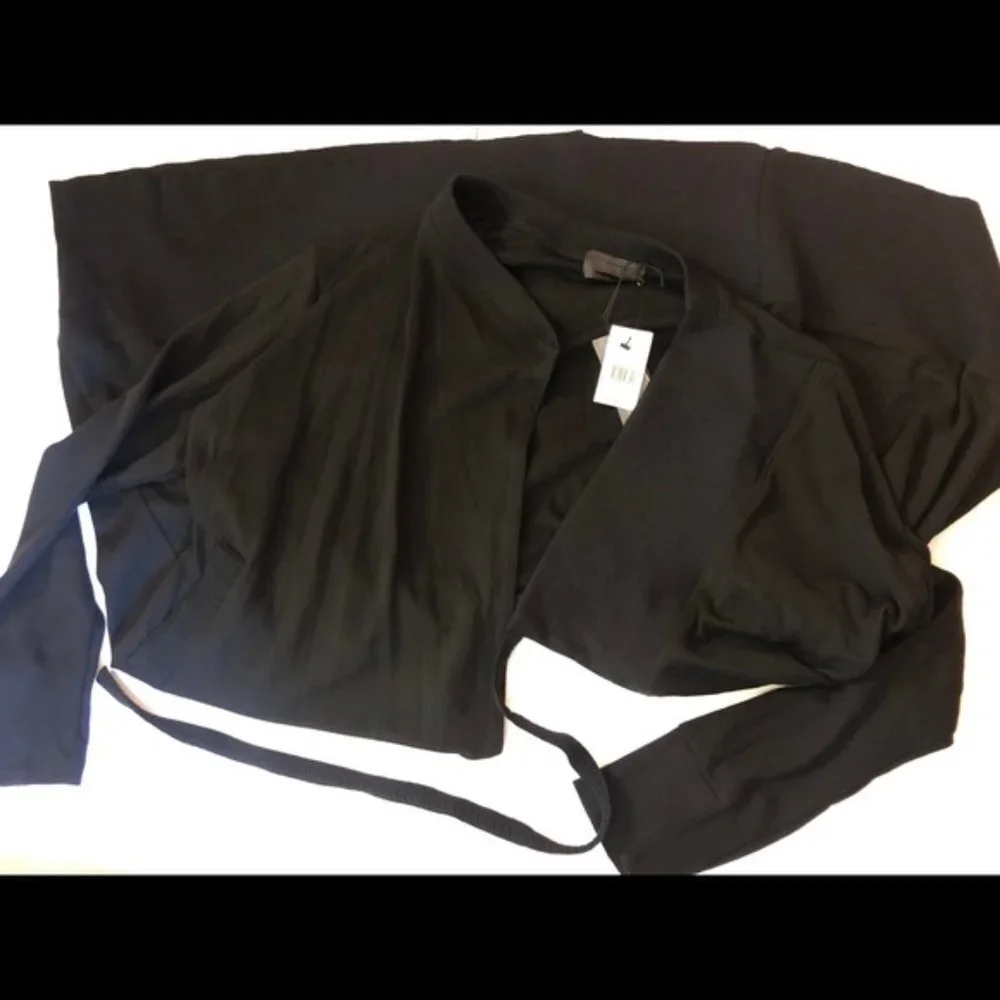 Superfine Chime Asymmetrical Long‎ Wool Sweater